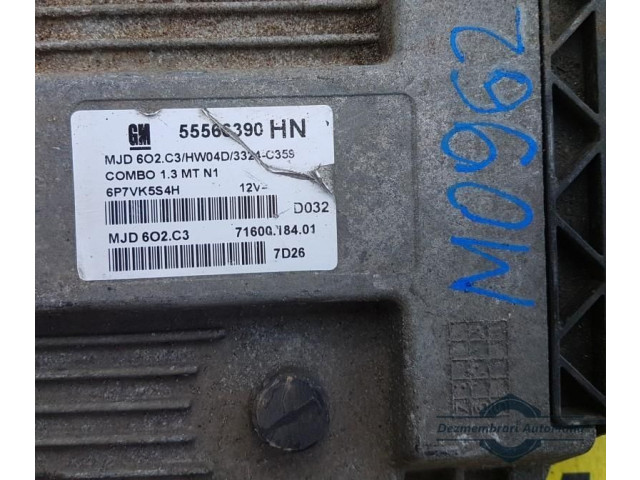 Блок управления двигателем Блок управления 55566390, 6P7VK5S4H   Opel Combo C