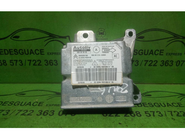 Блок подушек безопасности 9665250180 Citroen Berlingo