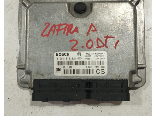 Řídící jednotka 0281010021, 0281010021 Opel Zafira A 2001