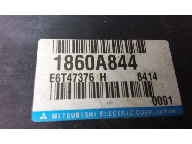Блок управления двигателя 1860A844, E6T47376H Mitsubishi Outlander