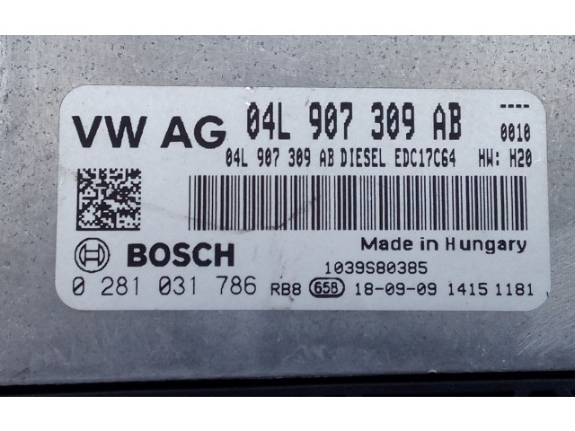 Řídící jednotka 04L907309AB, 0281031786 Volkswagen Caddy 2018