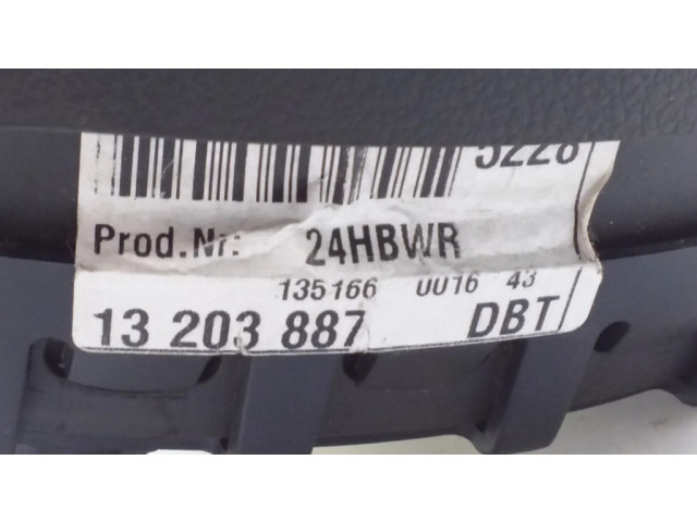 Подушка безопасности водителя 13203887, 135166   Opel Vectra C