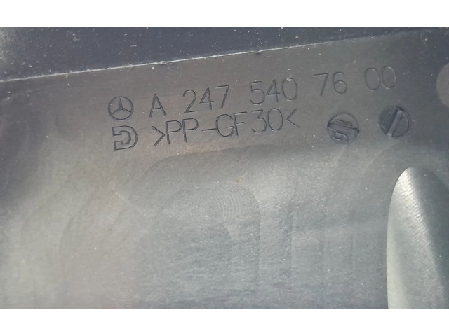 Pojistková skříňka A2475407600, 168980 Mercedes-Benz B W247 2005