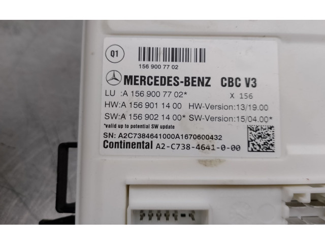 Блок управления A1569007702 Mercedes-Benz A W176