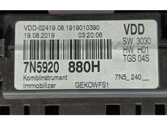 Přístrojová deska Seat Alhambra (Mk2) 2019 7N5920880H