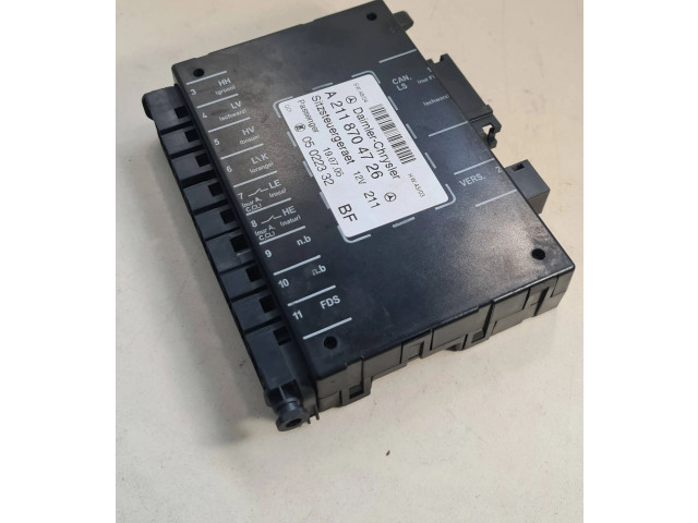 Модуль управления сидением A2118704726   Mercedes-Benz CLK A209 C209