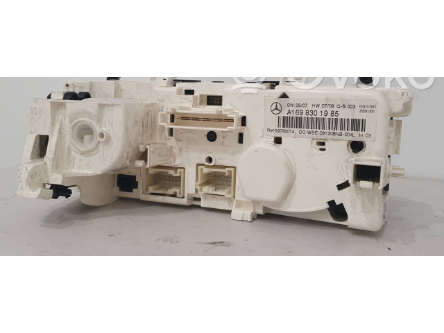 Блок управления климат-контролем A1698301985, 69780014 Mercedes-Benz A W169