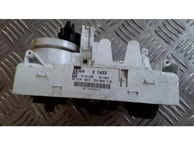 Блок управления климат-контролем 13191583   Opel Meriva A