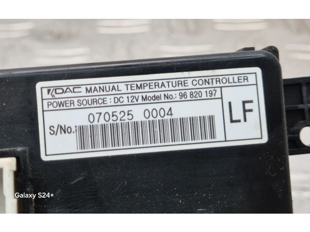 Блок управления климат-контролем 96820197   Chevrolet Captiva