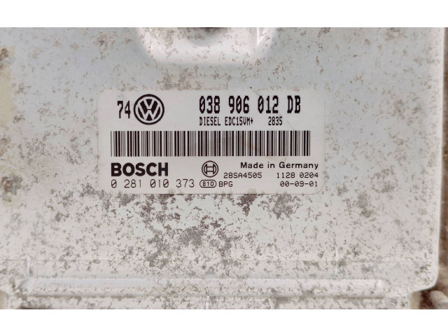 Блок управления двигателя 038906012DB, 0281010373   Volkswagen Golf SportWagen