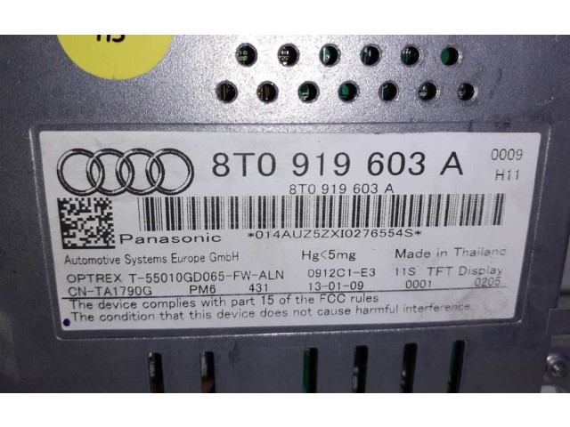 Дисплей    8T0919603A   Audi A4 Allroad