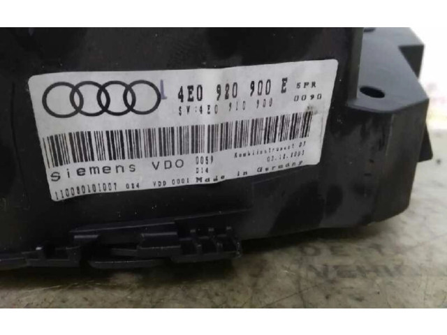 Přístrojová deska Audi A8 S8 D3 4E 2004 4E0920900EX, 0090059