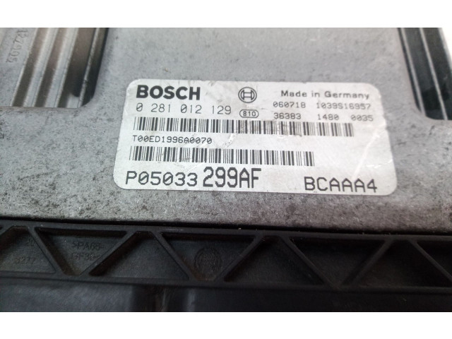 Řídící jednotka 0281012129, 0281012129 Dodge Caliber 2006