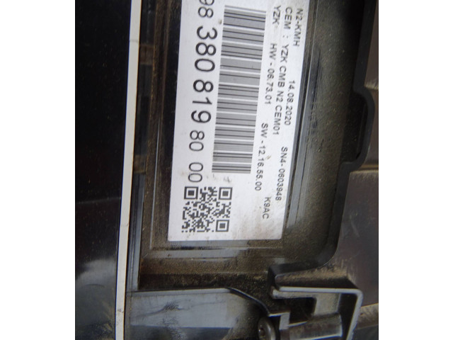 Řídící jednotka 9832694380, 9818703480 Citroen Berlingo 2020