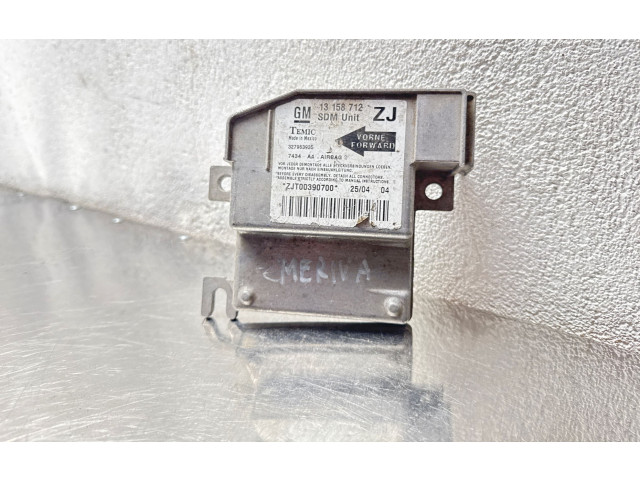 Блок подушек безопасности 13158712, ZJT00390700 Opel Meriva A