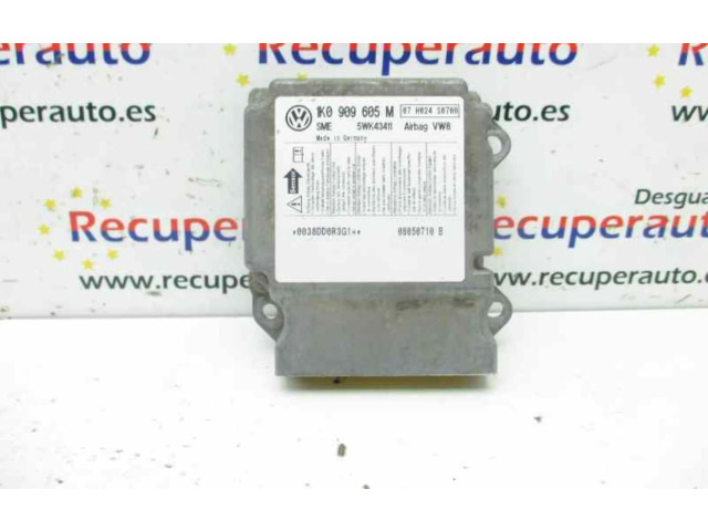 Блок подушек безопасности 1K0909605M Skoda Octavia Mk2 (1Z)