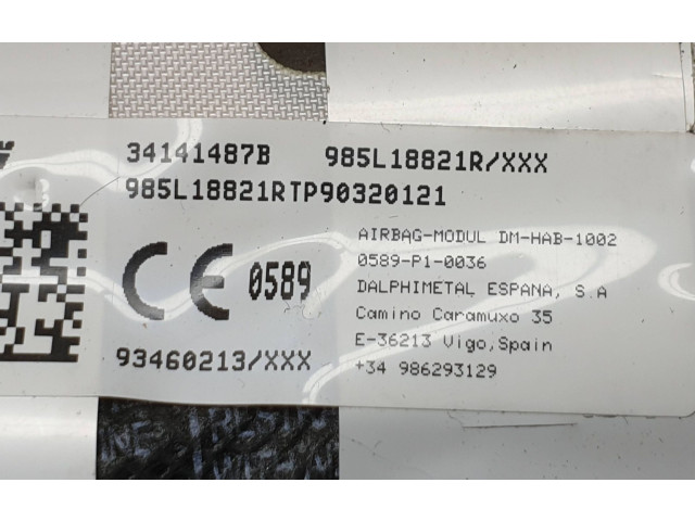 Вентилятор печки    985L18821R, 34141487B   Renault Trafic III (X82)