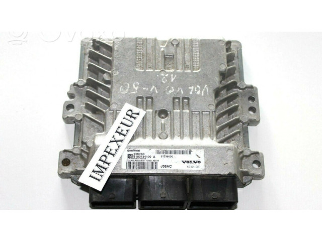 Блок управления двигателя 31336000, S180134100A Volvo V50