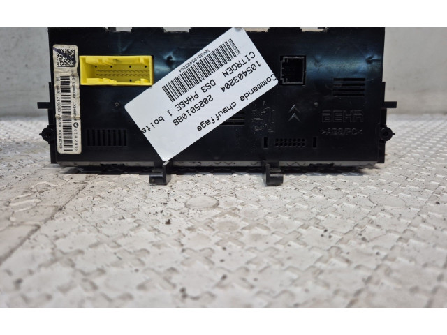 Turbodmychadlo Блок управления кондиционера воздуха / климата/ печки (в салоне) 9678312580 Citroen DS3 DV6DTED_9HP