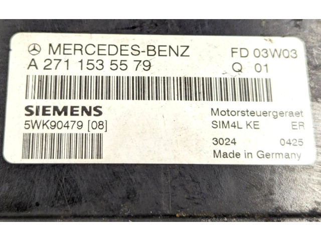 Řídící jednotka 5WK90479, A2711535579   Mercedes-Benz C W203 2003