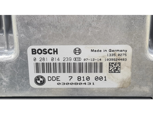 Řídící jednotka 7810001, 0281014239 BMW 1 E81 E87 2008
