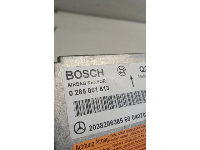 Блок подушек безопасности 2038206385, 0285001813   Mercedes-Benz C W203