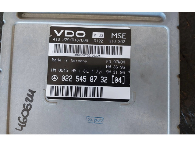 Řídící jednotka 0225458732 Mercedes-Benz C W202 1998