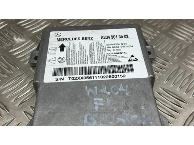 Блок подушек безопасности A2049013502, 5WK44524   Mercedes-Benz C W204