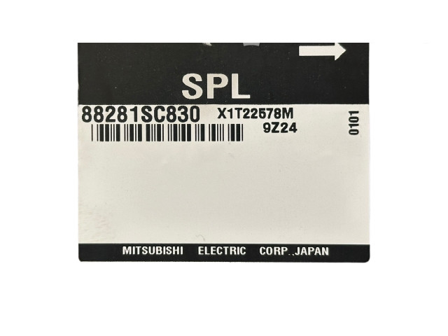 Блок управления 88281SC830, X1T22578M Subaru Forester SH