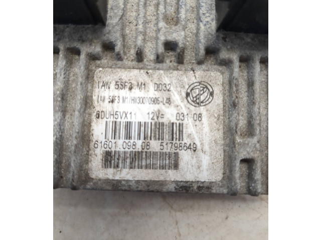 Блок управления двигателя 51798649, 6160109808   Fiat Punto (199)