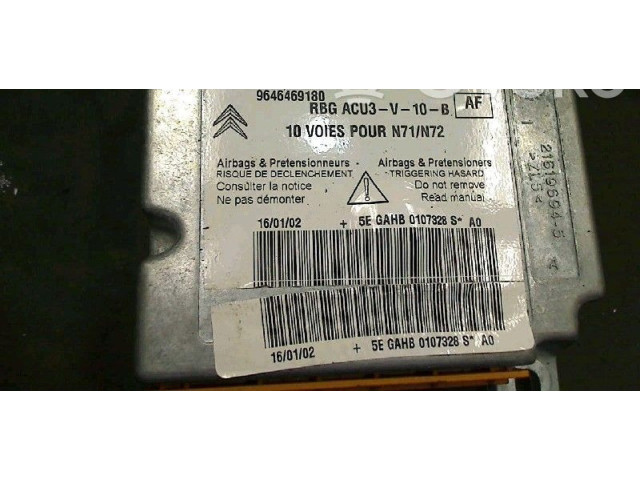 Блок подушек безопасности 5egahb0107328s, 5EGAHB0107328S Citroen Xsara