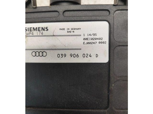 Блок управления двигателя 039906024D, 00E1020402 Audi 80 90 S2 B4