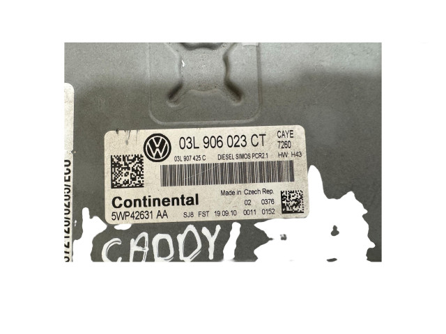 Řídící jednotka 03L906023CT, 5WP42631AA Volkswagen Caddy 2010