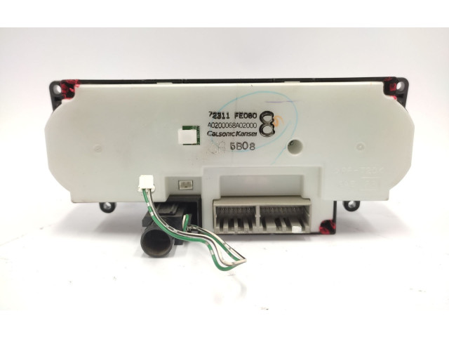 Блок управления климат-контролем 72311FE080   Subaru Impreza II