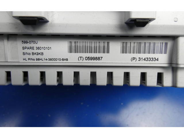 Панель приборов 31433334, 599070U Volvo S60