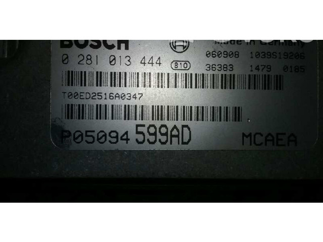 Блок управления двигателем Блок управления P050944599AD, 0281013444 Jeep Compass