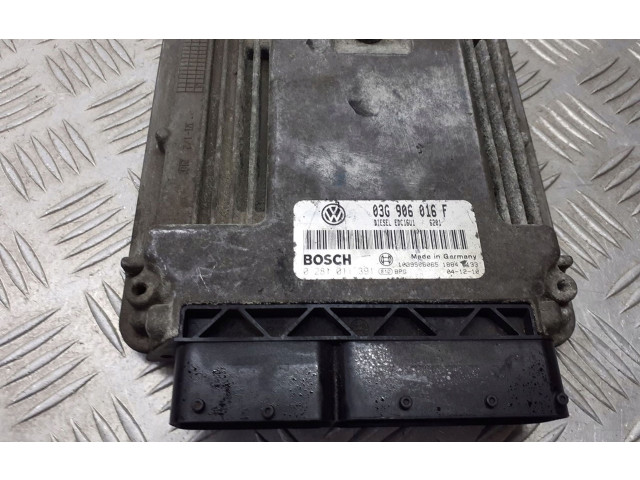 Блок управления двигателя 03G906016F Skoda Octavia Mk2 (1Z)