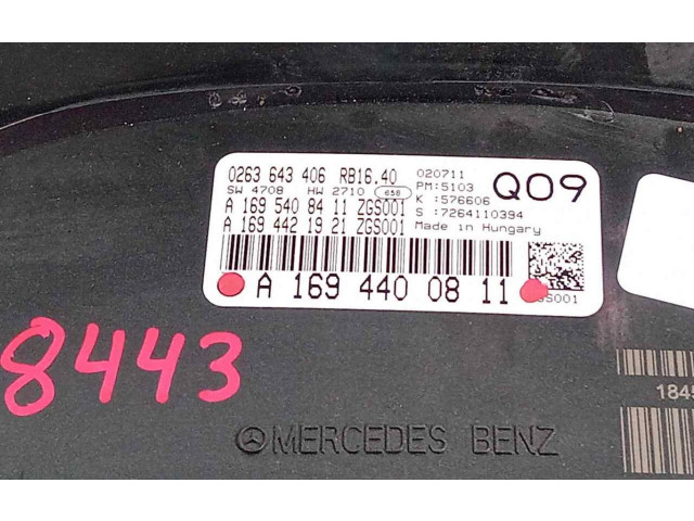 Панель приборов A1694400811   Mercedes-Benz A W169       