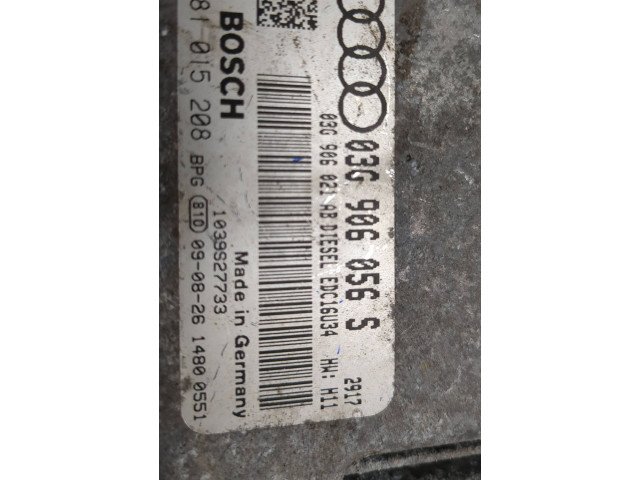 Блок управления двигателя 03G906056S, 03G906021AB Audi A3 S3 A3 Sportback 8P
