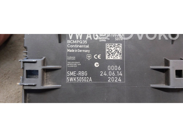 Блок комфорта 5K0937085AA, 5WK50502A Volkswagen Caddy