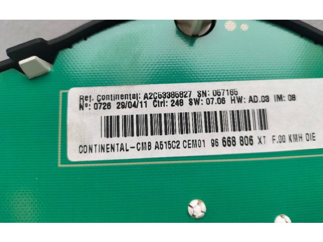 Панель приборов 96668806XT, A2C53385740   Citroen C1       