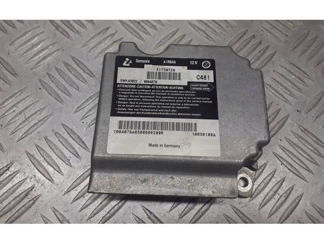 Блок подушек безопасности 5WK43622   Fiat Bravo