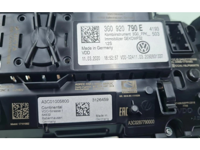Přístrojová deska Volkswagen Tiguan 2020 3G0920790E