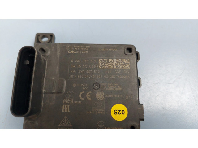 Радар круиз контроля     5WA907572A, A203303819  Skoda Octavia Mk4