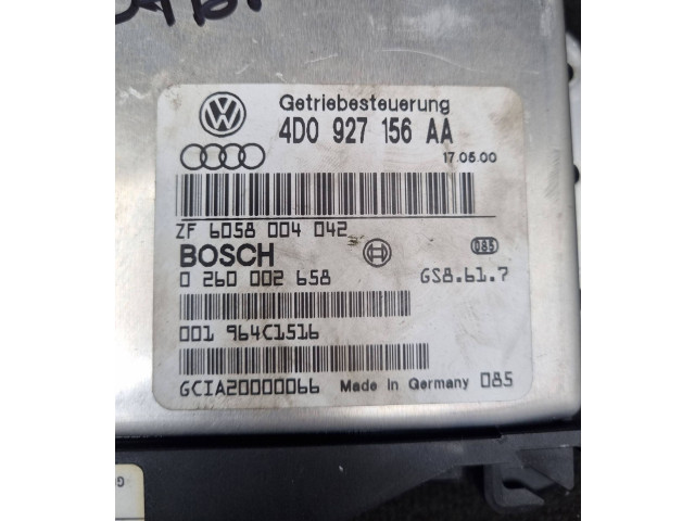 Блок управления коробкой передач 4D0927156AA Audi A8 S8 D2 4D
