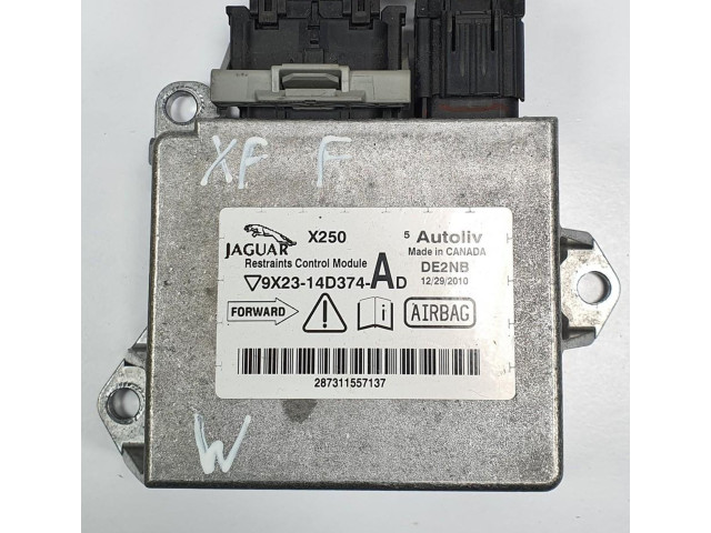 Блок подушек безопасности 9X23-14D374-AD Jaguar XF X250