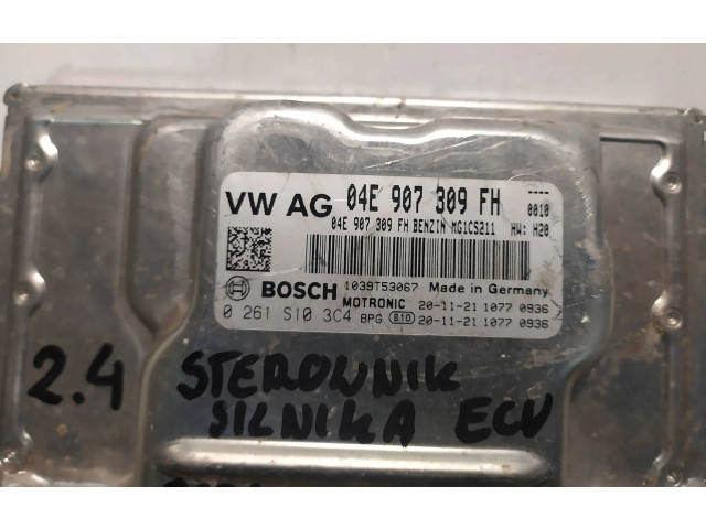 Блок управления двигателя 04E907309FH, 0261S10304 Skoda Octavia Mk4