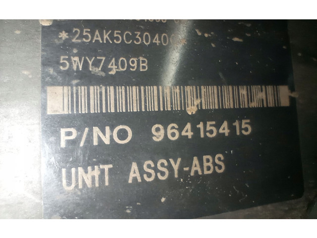 Блок АБС 96415415, 5WY7409B   Chevrolet  Rezzo  2000 - 2011 года
