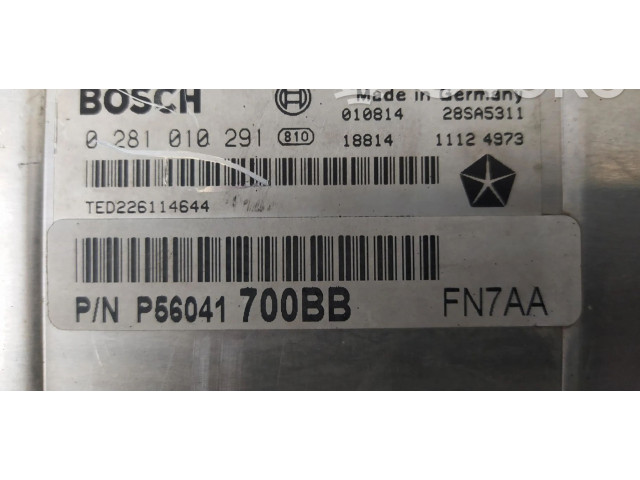 Řídící jednotka 0281010291 Jeep Cherokee III KJ