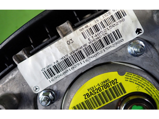 Подушка безопасности водителя 1698600102 Mercedes-Benz A W168